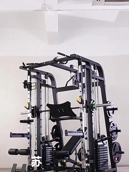 Attrezzatura da palestra professionale multifunzionale per esercizi domestici Multi Squat Leg Raiser Office Body Fitness Smith Machine