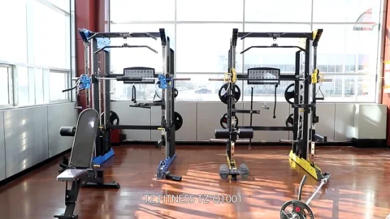 Macchina per la forza commerciale Allenamento sportivo Body Building Power Squat Tutto in uno Rack per allenatore Multi