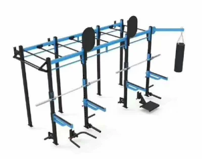 Macchina da palestra commerciale Cross Fit Rig Power Rack Attrezzatura ideale per l'uso nell'allenamento di gruppo