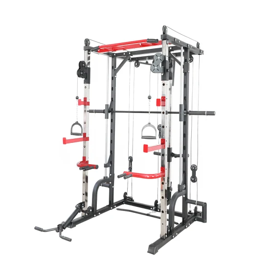 Attrezzatura per palestra domestica, rastrelliera per squat per esercizi, include attacco Smith Pull Multi